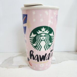 Starbucks HAWAII Ceramic Travel Mug LIMITED EDITION